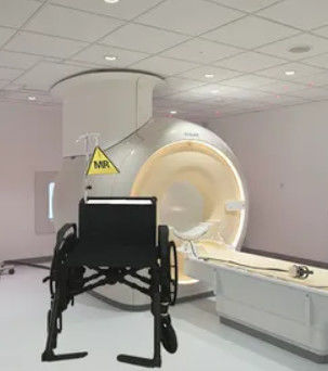 Fixed Backrest MRI-Safe Seating System Max Load Capacity 120 Kg Constructed For Clinical Use & Stable Functionality