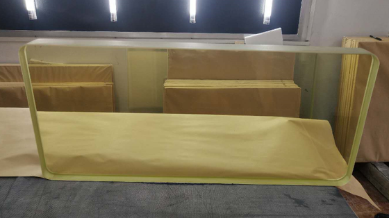 Metal Case X-Ray-Protective-Glass Polished Surfacefinish Durable Radiation Shielding Glass for Medical Imaging Equipment