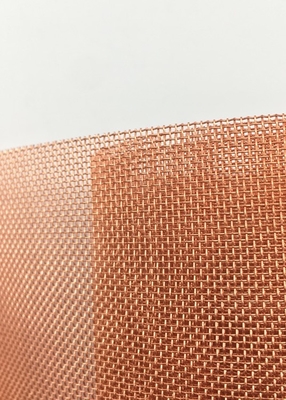Woven 30m Faraday Cage  Copper Wire Mesh Pure Copper Screen Wire 250 Mesh