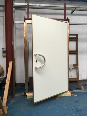 Manual Single Door Leaf Rf Shielded Doors With Own Lock System