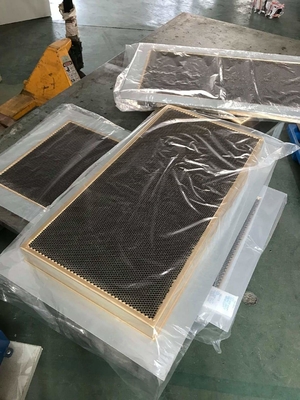 Emc Emi Honeycomb Vent Panels Stainless Steel Core Material For Rf Shielding Room