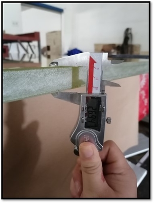 23mm Customized Lead Glass Shielding For Ct Room Radiation Protection