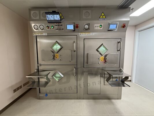 Design of a Class A, Grade F18 Hot Cell with A/B/C Cleanliness Zones for Nuclear Research and Material Handling