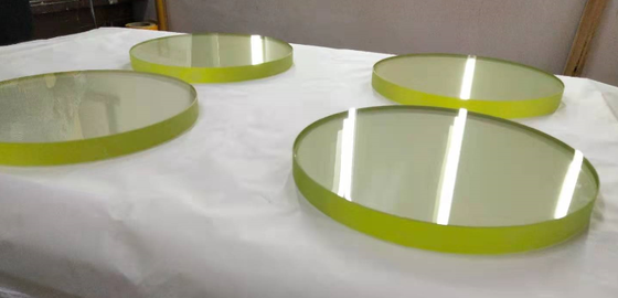 สารตะกั่วสูงถึง 60 เปอร์เซ็นต์ PbO X Ray Lead Glass ประเภทขอบเรียบกระแสรั่วไหล 0.2A แผงกระจกป้องกันสำหรับการแพทย์