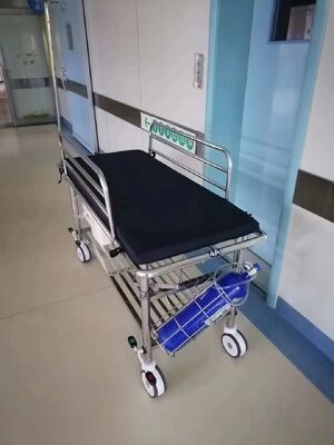 12 Kg Non Magnetic Stretcher with Included Patient Restraint Waterproof Surface Easy to Clean Medical Transport Equipment