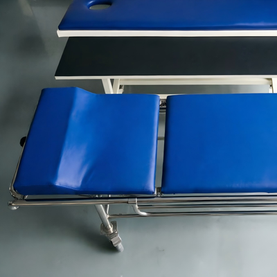 MRI RF Room Shielding Non Magnetic Stretcher Featuring Full Surround Rubber Bumper and Netweight 12 Kg Suitable for MRI Environments