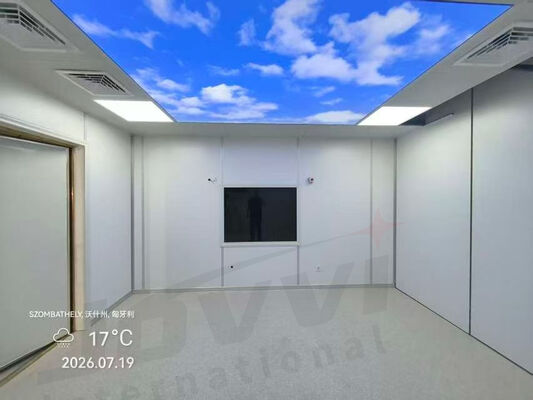 ห้องป้องกันสัญญาณรบกวนแบบ Faraday Cage สำหรับ MRI ประสิทธิภาพการป้องกัน 10-130MHz