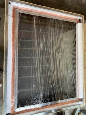 NMR Visual RF Shielded Windows 5mm 8mm Shielding Windows With Brass Mesh