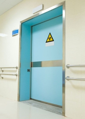 บานเลื่อนประตูป้องกันรังสีเอ็กซ์เรย์ 1 Leaf 45dB Rf Shielded Doors