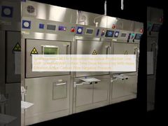 ห้องปฏิบัติการสังเคราะห์สารกัมมันตรังสีสำหรับสายการผลิตเภสัชภัณฑ์ตามมาตรฐาน GMP พร้อมการตรวจสอบปริมาณรังสีแบบเรียลไทม์ พร้อมระบบกรองอากาศ HEPA และ Activated Carbon แบบแรงดันลบ