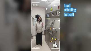 เซลล์ร้อน I-131 พร้อมระบบป้องกันเทียบเท่าสารตะกั่ว