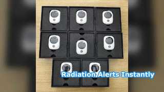 เครื่องตรวจจับรังสีหน้าจอ LCD ระบบสัมผัส Dual Alarm