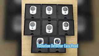 เครื่องตรวจจับรังสี สัญญาณเตือนหน้าจอสัมผัส LCD